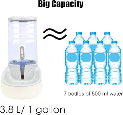 kathson Automatic Cats Water Dispenser 1 Gallon Gravity Dogs Water Station - Image 2