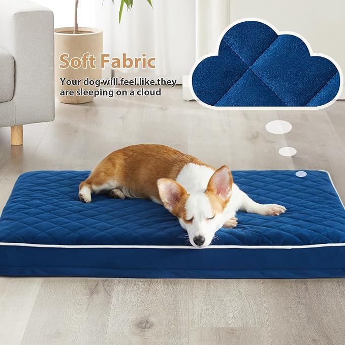 WNPETHOME Orthopedic Dog Bed for Crate, Waterproof Extra Large Dogs Bed - Image 2