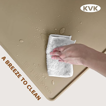 Extra Extra Large Silicone Dog Food Mat 39.4×43.3in and 128oz Silicone Bag Set - Image 7