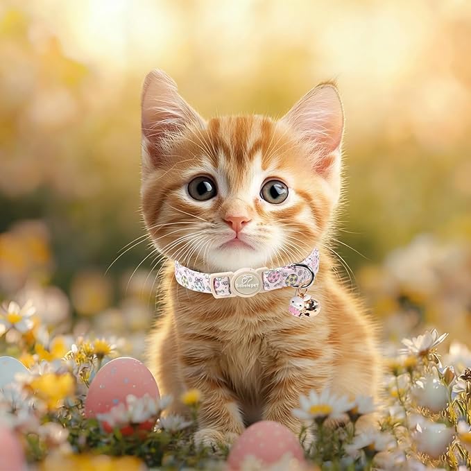 2 Pack Easter Cat Collars - Image 5
