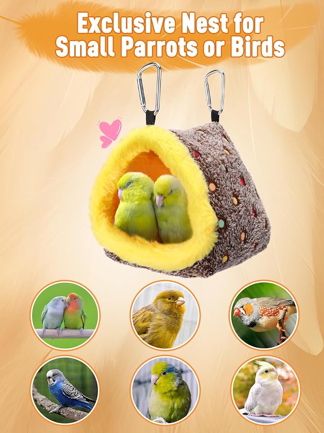 Small Winter Warm Bird Nest for Cage - Image 6