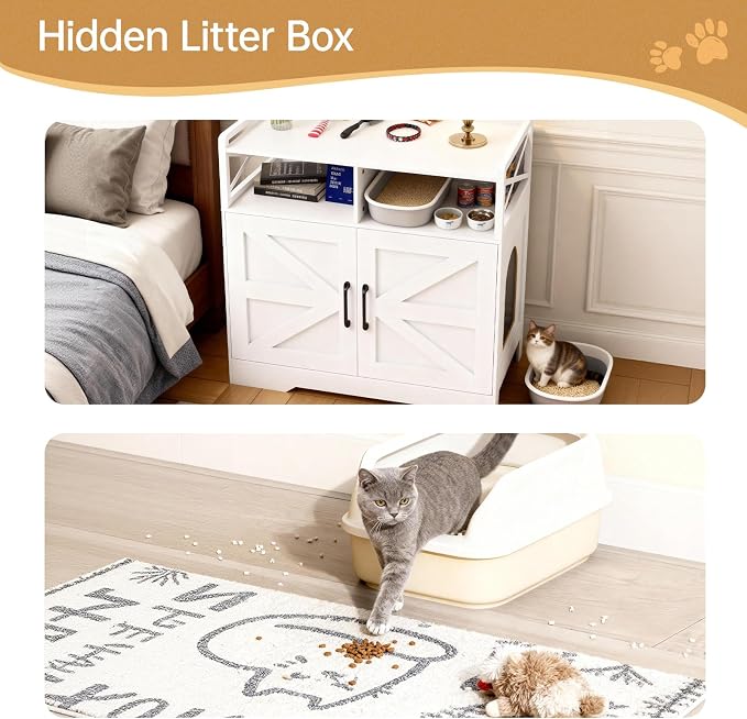 Cat Litter Box Enclosure Furniture - Image 5