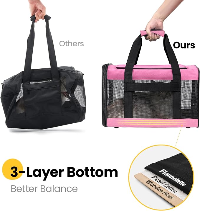 Cat Carrier Airline Approved, Soft-Sided Dog Carrier - Image 7