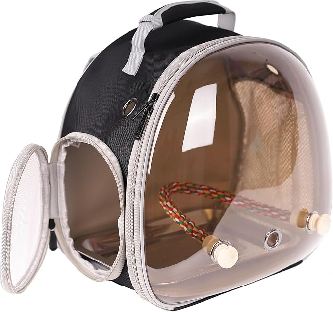Bird Carrier Cage, Bird Travel Backpack Carrier by halinfer