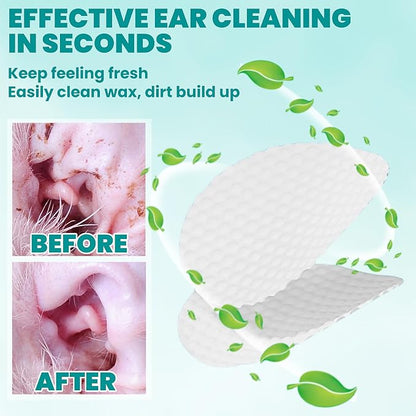 Ear Cleaner Wipes 120 Counts, Dog Ear Cleaner, Grooming Kit Care - Image 4