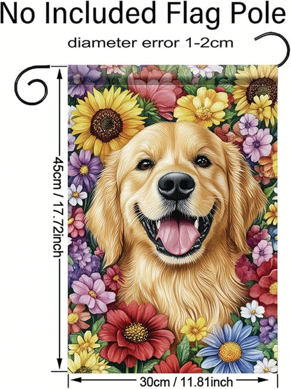 Golden Retriever Garden Flag 12x18 Inch Dog - Image 8