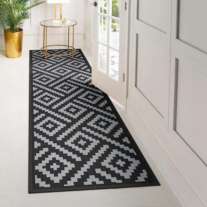 GENIMO Outdoor Rugs 2.5x8 Waterproof, Reversible Mats, Outdoor Area Rug - Image 2