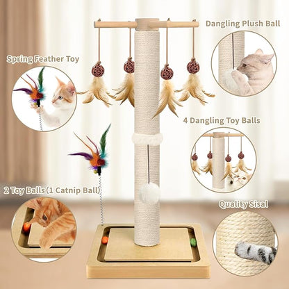 Cat Scratching Post, Scratcher Tree Tower - Image 2