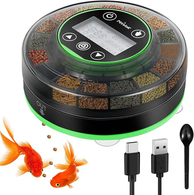 Automatic Fish Feeder for Aquarium by Petbank