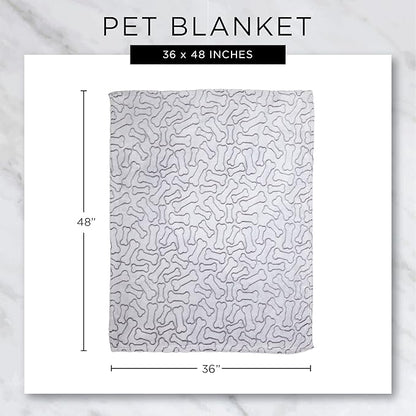 Bone Dry Embossed Bone Print Pet Blanket - Image 8
