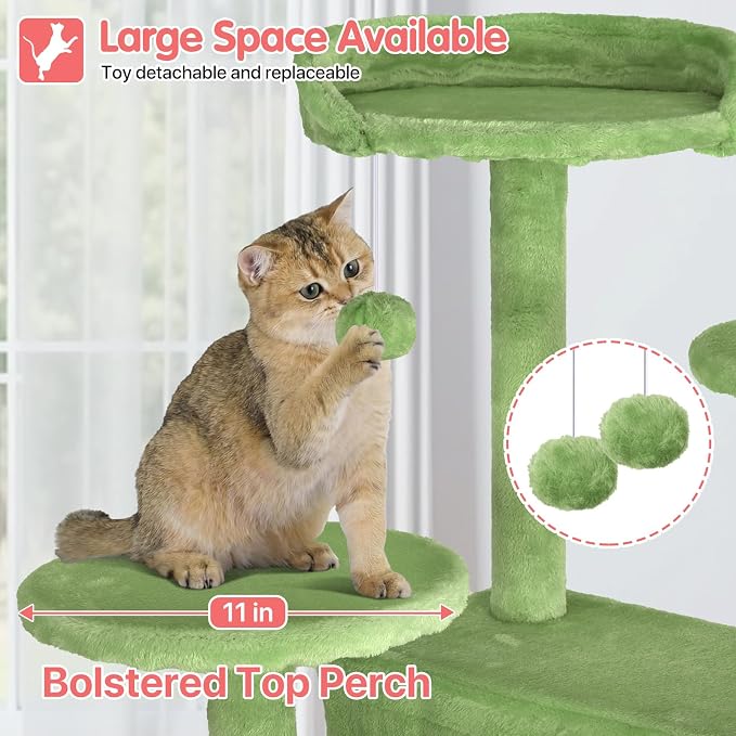 70in Cat Tree Cat Climbing Tower - Image 3