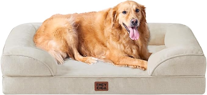 EHEYCIGA Orthopedic Dog Beds for Extra Large Dogs, Waterproof Memory Foam XL by EHEYCIGA