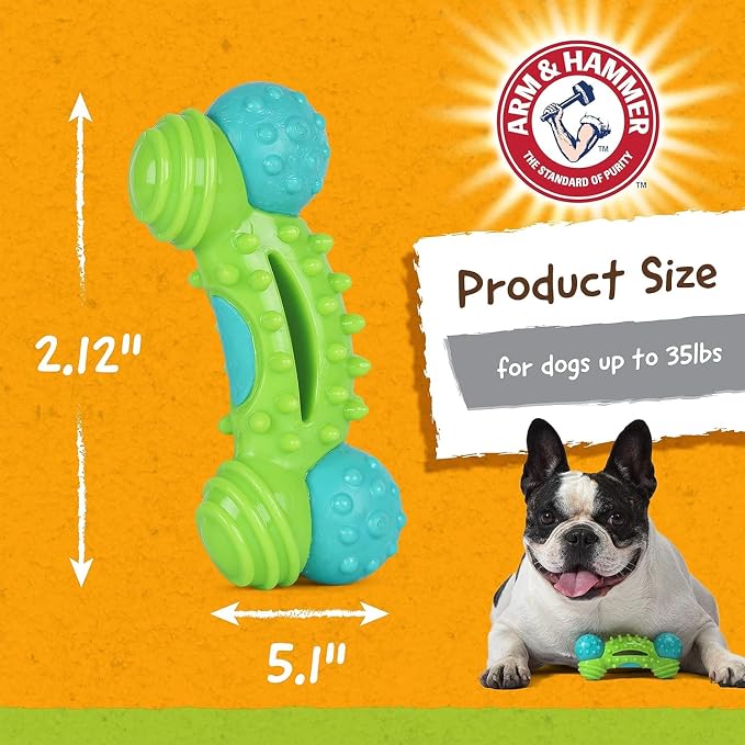 Arm & Hammer for Pets Nubbies Duality Bone Dental Dog Toy - Image 4
