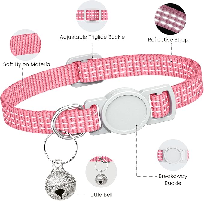 5 Pack Reflective-Breakaway Cat Collars - Image 3