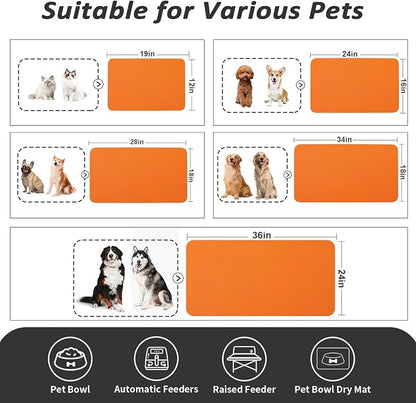 Dog Food Mat - Absorbent Cat Mat - Image 4