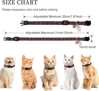 Unique style paws 2 Pack Christmas Kitten Collar Breakaway - Image 3
