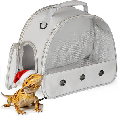 Ventilation Lizard Carrier for Bearded Dragon, Guinea Pig Carrier, Guinea Pig by WEVONIGU
