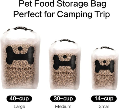 ANVS Silicone Pet Food Storage Bag, 30-Cup Dog Food Travel Bag - Image 6