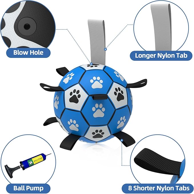 QDAN Extra Large Dog Toys Soccer Ball - Image 7
