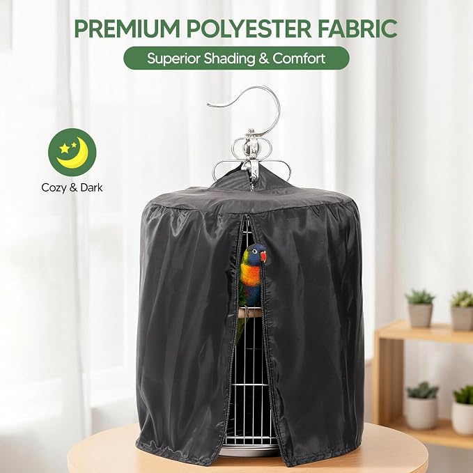 Bird Cage Cover Birdcage Cover Protector Washable Sunproof Dustproof Windproof - Image 5