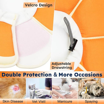 Cat Cone Collar Soft, Waterproof Cat Recovery Collar After Surgery, Adjustable - Image 3