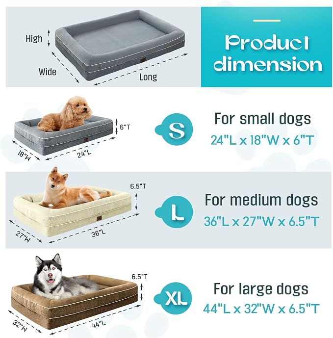 Waterproof Memory Foam Dog Beds - Image 7