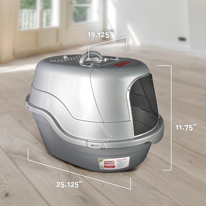 Nature’s Miracle Hooded Flip Top Litter Box - Image 7