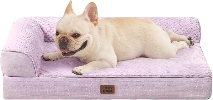 EHEYCIGA Orthopedic Dog Bed Medium Size Dogs, Memory Foam Dog Bed by EHEYCIGA