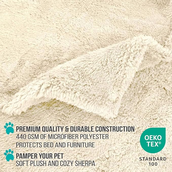 PetAmi Fluffy Waterproof Dog Blanket - Image 4