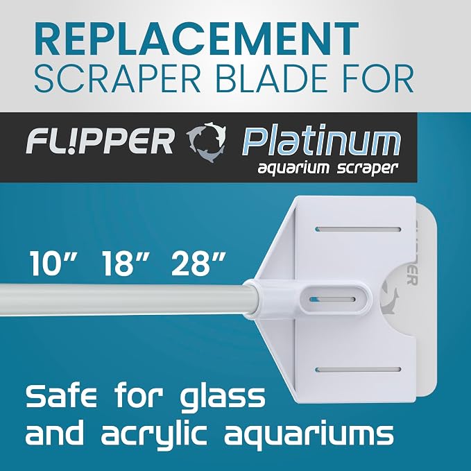 Flipper Platinum Aquarium Scraper Replacement Blades - Image 2