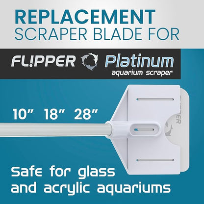 Flipper Platinum Aquarium Scraper Replacement Blades - Image 2