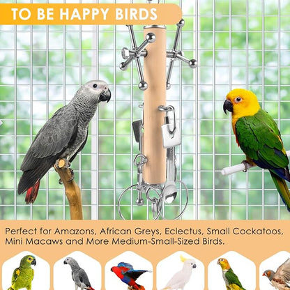KATUMO Bird Toys, Parrot Pull Spoons, Spinning Toys - Image 7