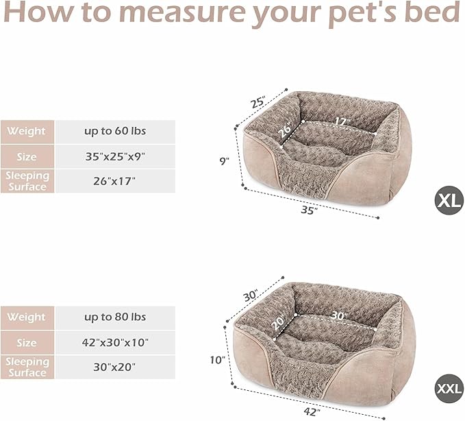 INVENHO XX-Large Dog Bed for Large, Small Dogs - Image 3