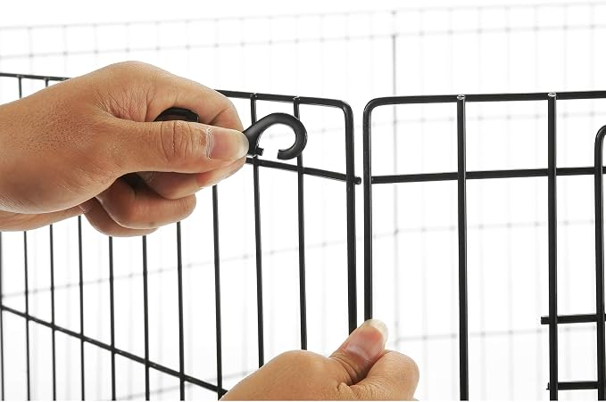 Dog Playpen - Foldable Metal Exercise Puppy Play Pen - Indoor/Outdoor Pen with - Image 5