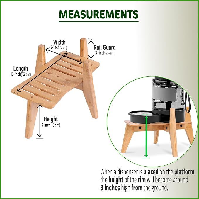 Dog Water Bowl Dispenser Stand - Image 2