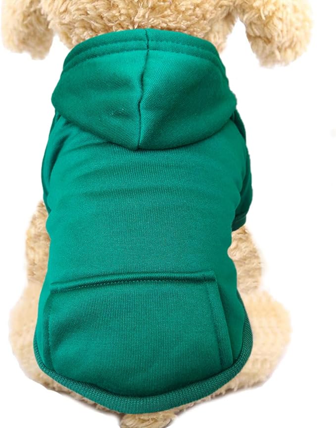 Jecikelon Winter Dog Hoodie Sweatshirts by Jecikelon