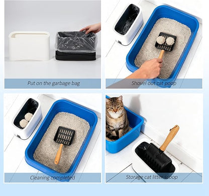 Cat Litter Scoop, Metal Litter Scoop, Heavy Duty Metal Cat Scooper - Image 5