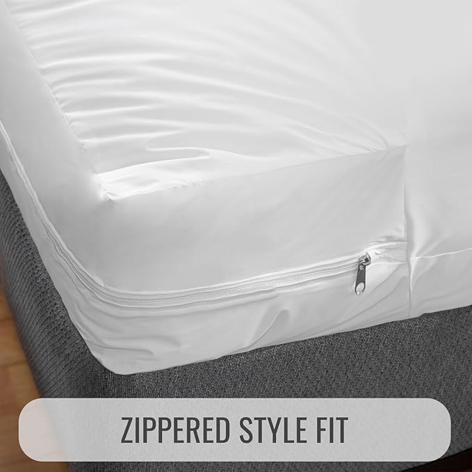DMI Waterproof Mattress Protector and Mattress Cover, Encased Zippered Fit - Image 5
