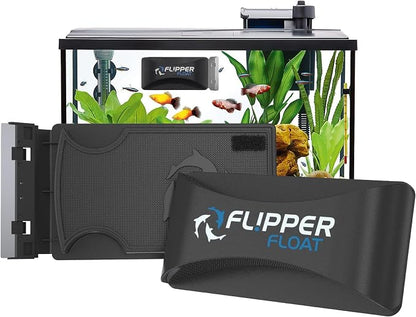 FLIPPER Float Standard Magnetic Aquarium Cleaner – 2-in-1 Flip Scrubber and by FLPPER