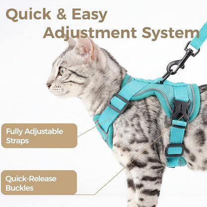 Cat Harness and Leash Set Escape Proof Tactical Medium Kitten Harness Emotional - Image 4