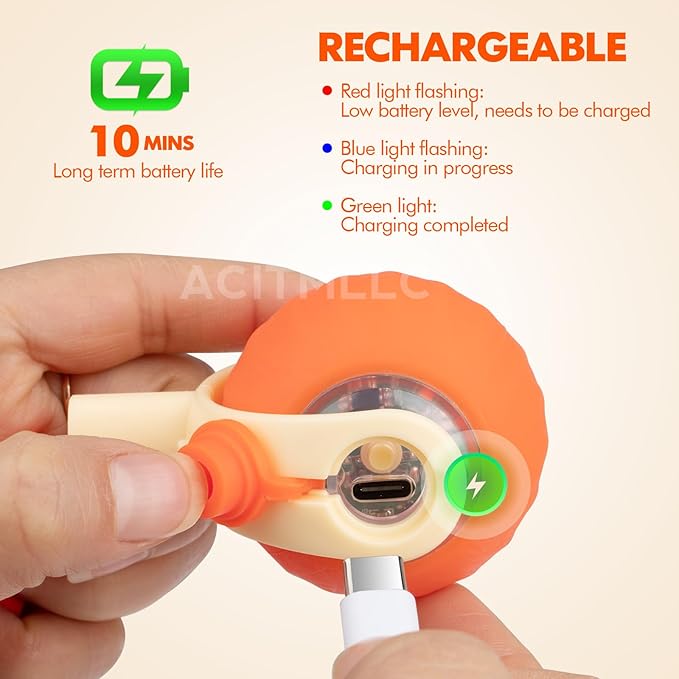 Interactive Dog Cat Ball Toy, Automatic Moving Cat Toy - Image 5