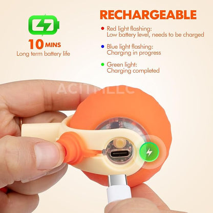 Interactive Dog Cat Ball Toy, Automatic Moving Cat Toy - Image 5