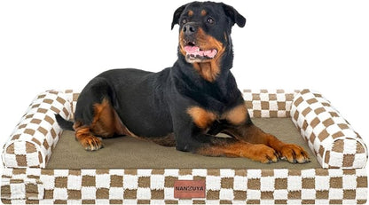 Large Dog Bed Orthopedic Washable: Beds Bolster XXL Bed Big XLarge Dogs Egg by Nanuya