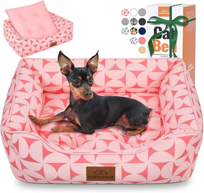 Rectangle Cat Dog Bed for Large Medium Small Pets Indoor Outdoor Machine by Zerbuger