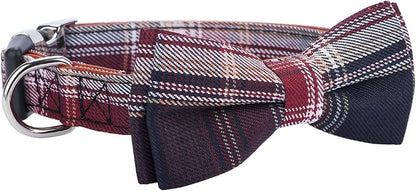 Faleela Soft &Comfy Bowtie Dog Collar, Detachable and Adjustable Bow Tie Collar - Image 3