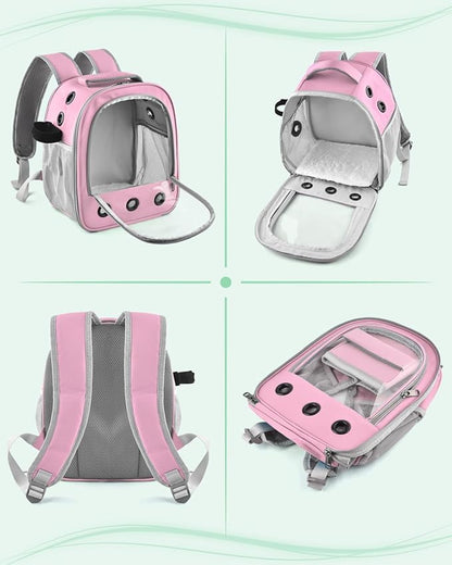 Guinea Pig Carrier Backpack, Portable Rabbit Travel Carring Bag - Image 4
