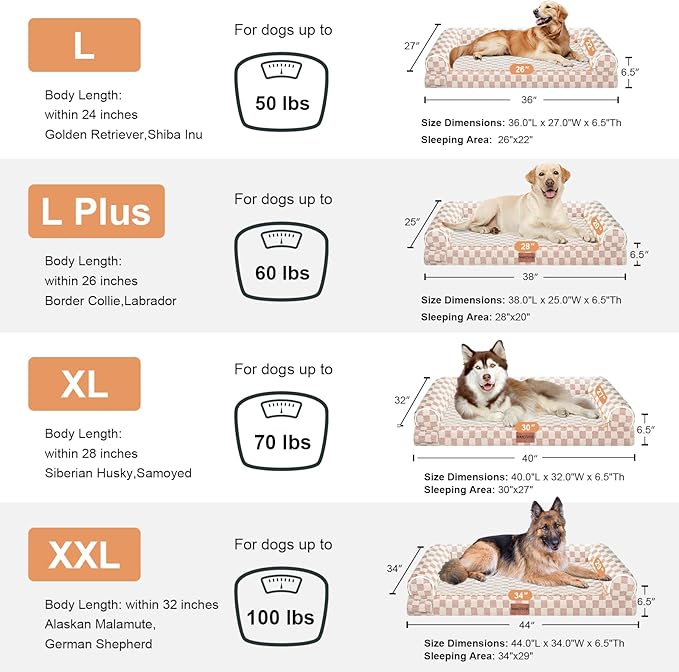 Large Dog Bed Orthopedic Washable: Beds Bolster XXL Bed Big XLarge Dogs Egg - Image 7