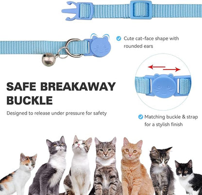 16 PCS Breakaway Cat Collars, Kitten Collar - Image 4