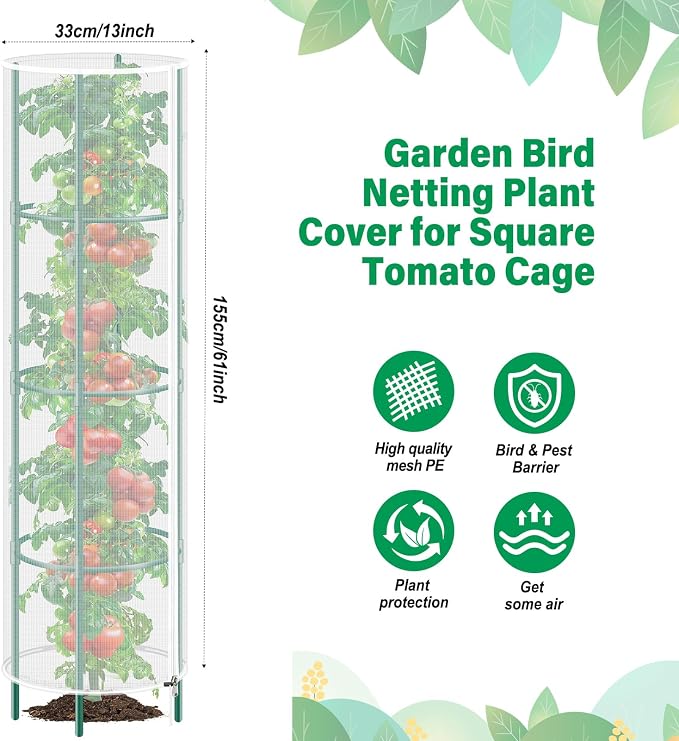 3 Pack Garden Bird Netting Plant Cover - Image 3