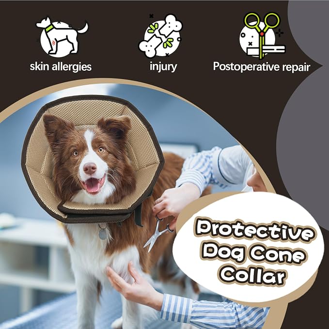 Dog Cone for Large Dogs After Surgery, Soft Dog Cone Collar for Dogs to Stop - Image 6